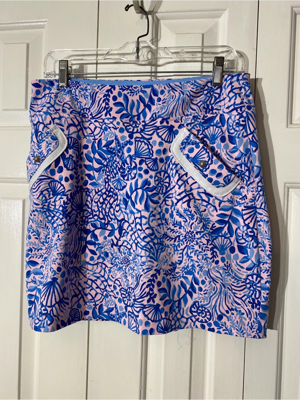 Lilly Pulitzer Luxletic Monica Skort in High Tides Good Vibes